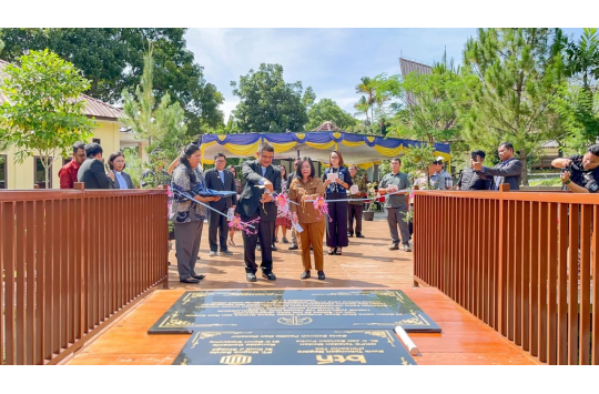 Peresmian Taman Jubileum 120 Tahun Injil di Simalungun .