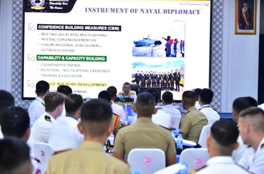 Kegiatan ASEAN Plus Cadet Sail (APCS) 2025. (foto: Dispen AL)