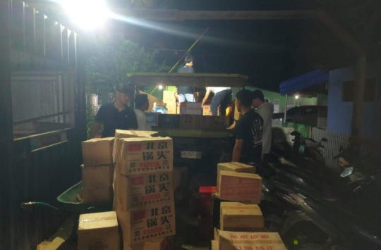 Barang bukti yang  berhasil diamankan Tim SFQR Pangkalan TNI AL Palu pada 18 Mei 2025.(foto:dispen AL)