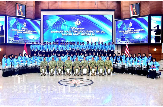 TNI AL Lepas 67 Jamaah Haji, Pesan Tegas Kasal: Jaga Disiplin dan Nama Baik Institusi!