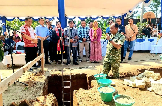 TNI Hadir di Peletakan Batu Gereja Karang Sari Permai, Simbol Toleransi Menguat di Pematangsiantar