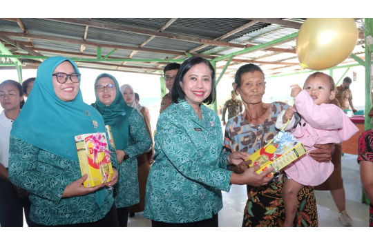 TP PKK Kabupaten Dairi memperkuat upaya pencegahan stunting.dengan  program intervensi