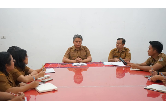 Wabup Taput Pimpin Rakor BKPSDM: Rekrutmen Sekda Harus Transparan