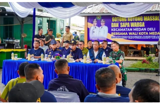 Walikota, Rico Waas  "Sapa Warga" Kecamatan Medan Deli