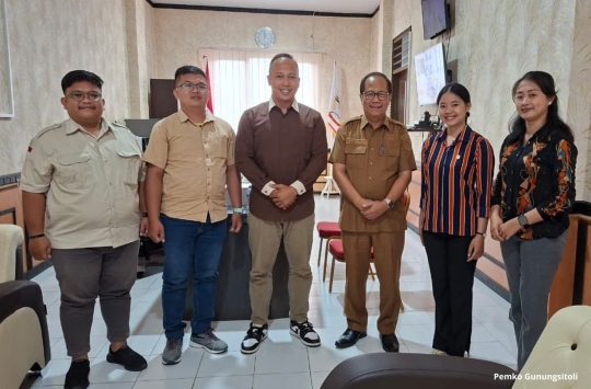 Wakil Wali Kota Gunungsitoli, Martinus Lase, S.H., menerima audiensi dari pengurus Persatuan Tinju Amatir Indonesia (PERTINA) Kota Gunungsitoli
