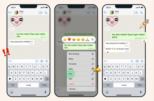WhatsApp Rilis Fitur Baru, Bisa Edit Pesan Terkirim