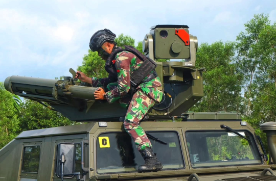 Yonarhanud 16 Kostrad Tempur di Maros, Prajurit Asah Ketangguhan dengan Rudal Starstreak